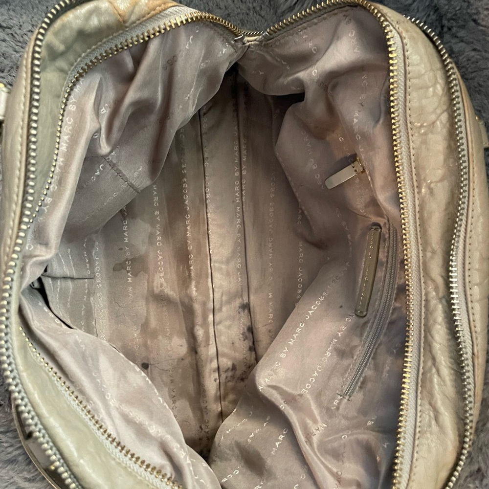 Authentic Marc by Marc Jacobs LARGE Leather Tote - Cream - Picture 8 of 8